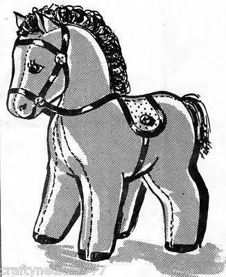 254 T Toy Pony 12 Wide x 10 Tall Vintage Sew Pattern  