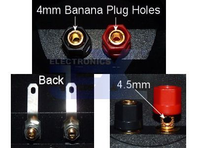   speaker terminal with 2x binding post related items other plates