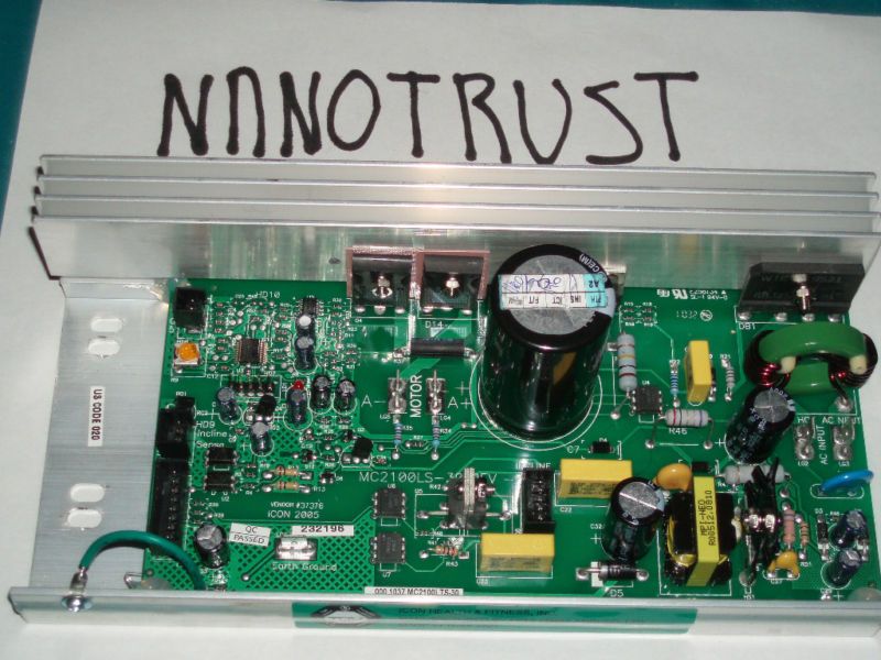 NordicTrack mc 2100LS motor controller (treadmill)  