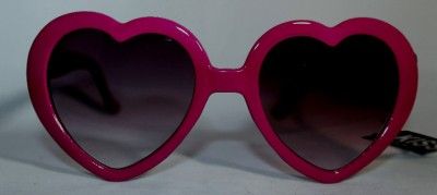 Heart Shaped KISS Retro Sunglasses Purple Lens NEW HOT  