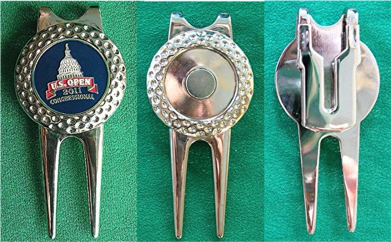 2011 US OPEN CONGRESSIONAL BALL MARKER & DIVOT TOOL 2  