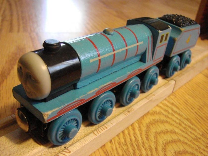 Thomas the Tank Engine train GORDON and his tender wooden wood railway 