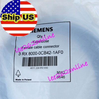 T1 SIEMENS M12 Female Sensor Cable 3RX8000 0CB42 1AF0  