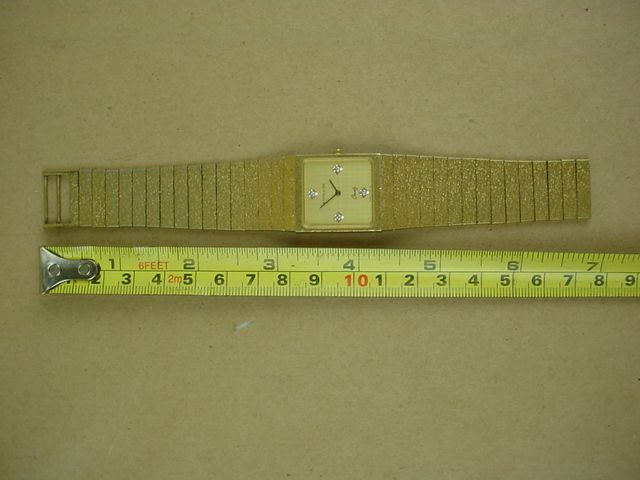 Wittnauer Quatz Elegant Gold Tone Vintage Wrist Watch  