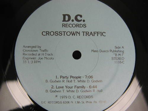 Crosstown Traffic Party People 12 MEGA RARE DISCO FUNK  