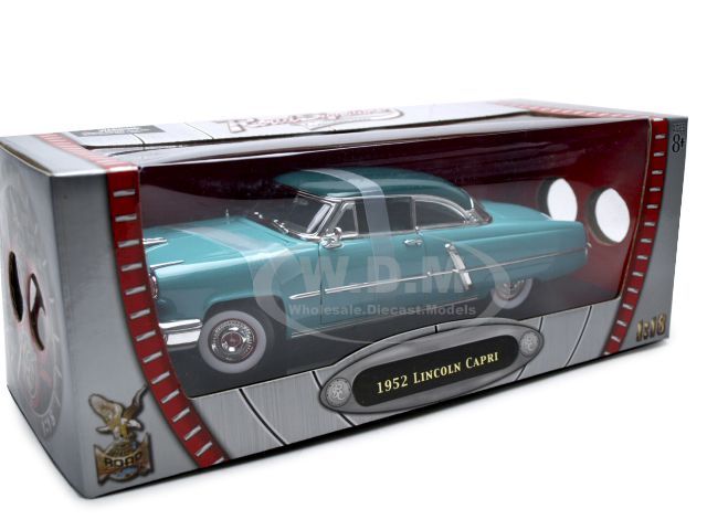   car model of 1952 Lincoln Capri die cast car by Road Signature