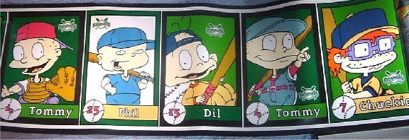 RUGRATS** Baseball WALLPAPER BORDER Nickelodeon SPORTS  