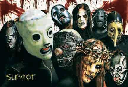 SlipKnot Mask Rock Band Wall Poster 60x90 cm J1865  