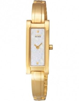 Citizen Eco Drive MOP Bangle Silhoutte EG2652 59D Watch  