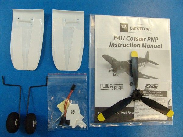 Parkzone F4U Corsair Electric PNP RC R/C Electric Airplane Brushless 