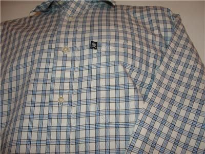 Tommy Hilfiger blue check long sleeve sport shirt sz M  