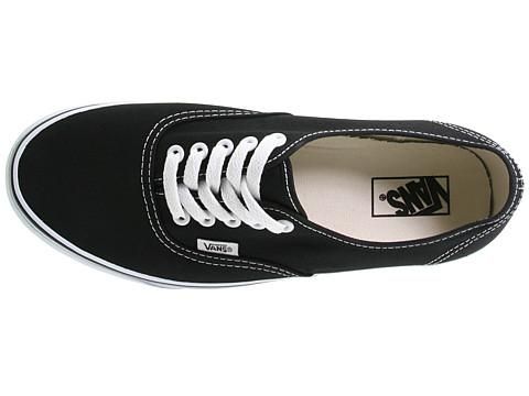 VANS AUTHENTIC BLACK WHITE Origianl Classic Men  