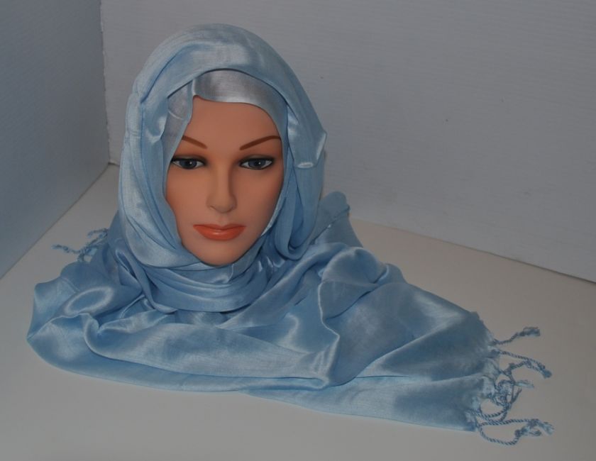 Fancy Shawls Shayla Wrap Hijab Scarf Solid colors 68x24  