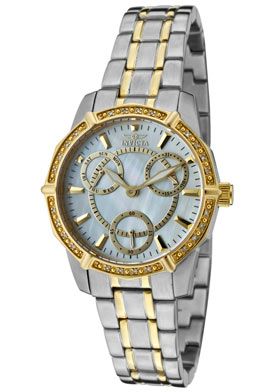 Invicta Watch 1778 Womens Wildflower White Diamond White MOP Dial Two 