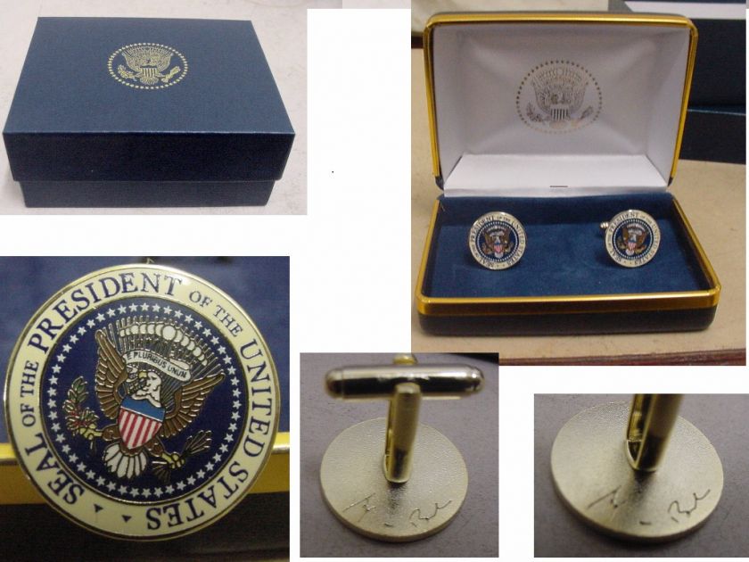 RARE PRESIDENTIAL GEORGE W BUSH CUFFLINKS  