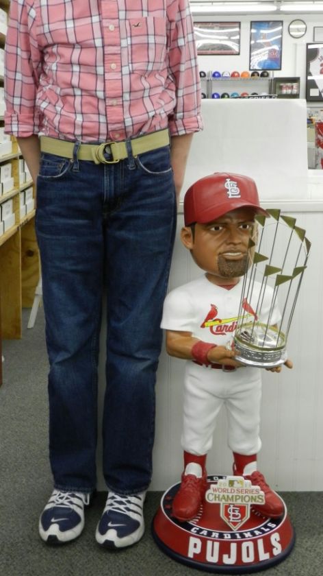 ALBERT PUJOLS   2011 Cardinals World Series Champions 3 Foot 