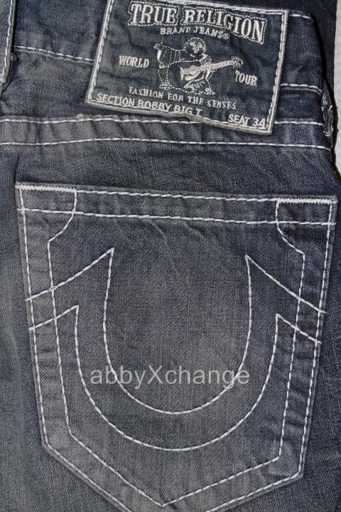 New TRUE RELIGION Railroad BOBBY Big T JEANS true grit size 28 Mens 