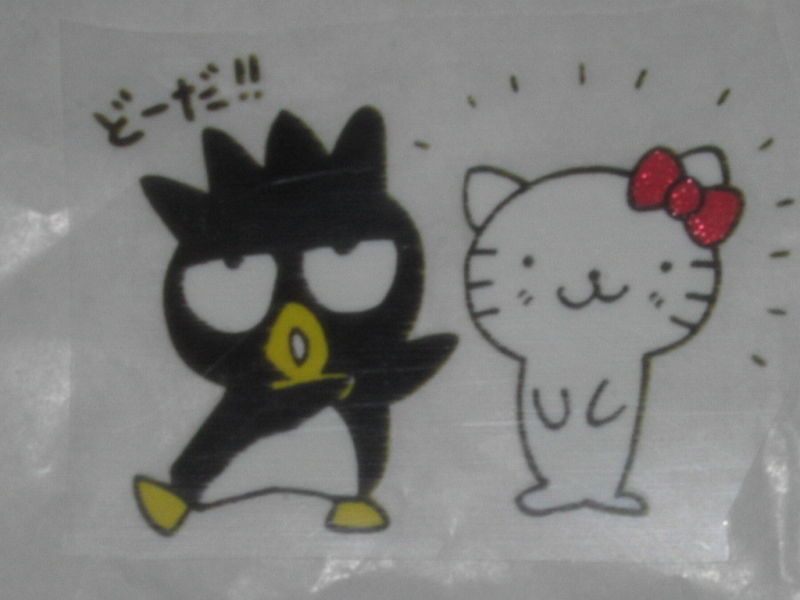 Japan Sanrio Bad Badtz Maru XO transfer  