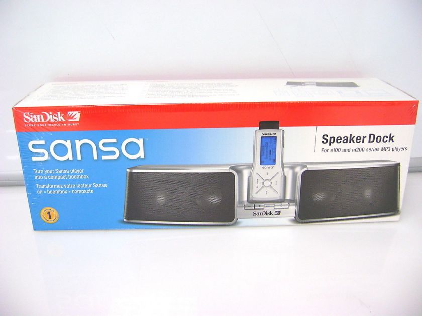 SANDISK SDAMX SPD A80 Speaker Dock  PLAYER e100 & M200  