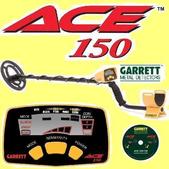 New Garrett Ace 150 Metal Detector with Waterproof Coil  