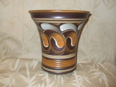 DENBY GLYN COLLEGE VASE SAVANNAH 1970S  