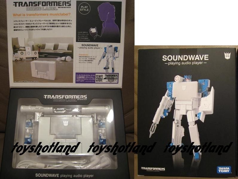 TRANSFORMERS Music Label Soundwave  Player APPLE MAC  