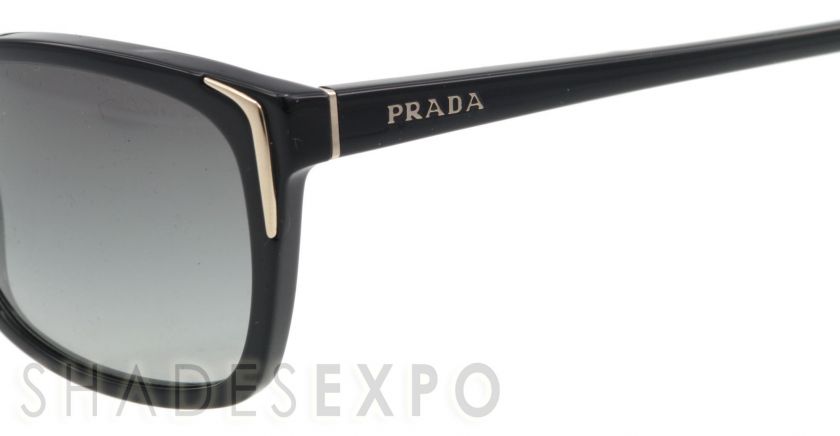 NEW Prada Sunglasses SPR 02O BLACK 1AB 3M1 SPR02O AUTH  