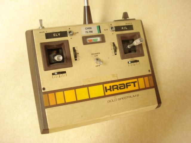   KRAFT SPECTRUM 6 CHANNEL R/C AIRPLANE TRANSMITTER ** CH 50 **  