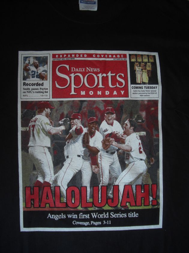   BASEBALL ANGELS WIN FIRST WORLD SERIES TITLE DAILY NEWS SPORTS 2002