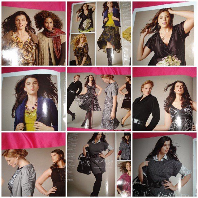 LANE BRYANT fashion catalog Crystal RENN Ashley GRAHAM  