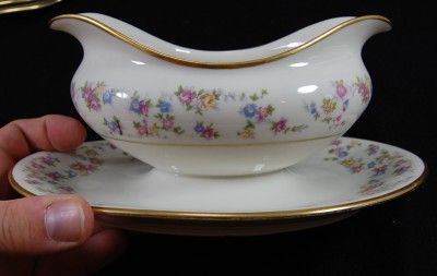 Set (30) Lamberton Reverie Ivory China USA Gilded Lot  