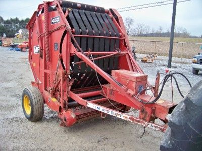 GOOD USED MASSEY FERGUSON 450 ROUND BALER FOR TRACTORS  