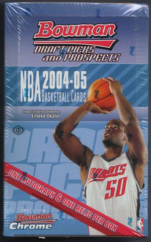 04 05 BOWMAN DRAFT PICKS BASKETBALL SEALED HOBBY BOX  