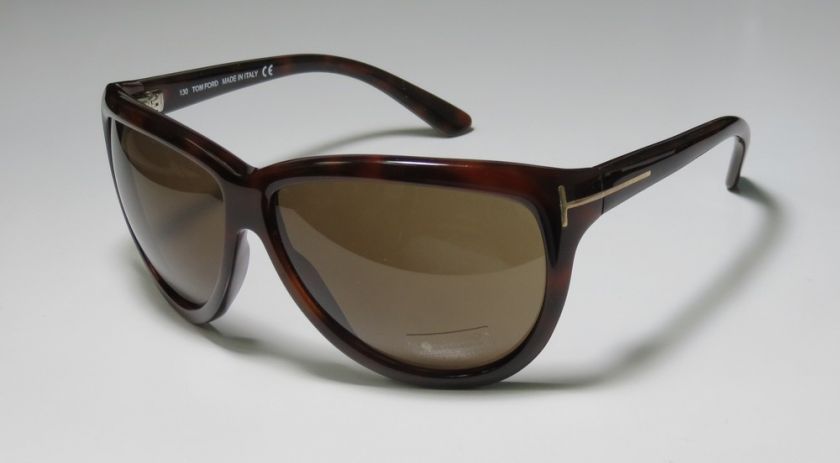 NEW TOM FORD TF128 OLYMPIA BRAND NAME HAVANA TEMPLES BROWN LENSES 