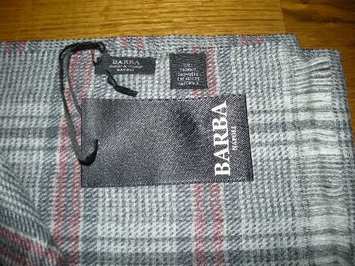 BARBA NAPOLI SCARF 100 % CASHMERE NWT   