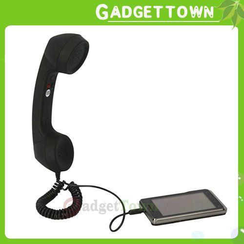 Retro Classic Remote Volume + /   Telephone Handset for iPhone 4 4G 3G 