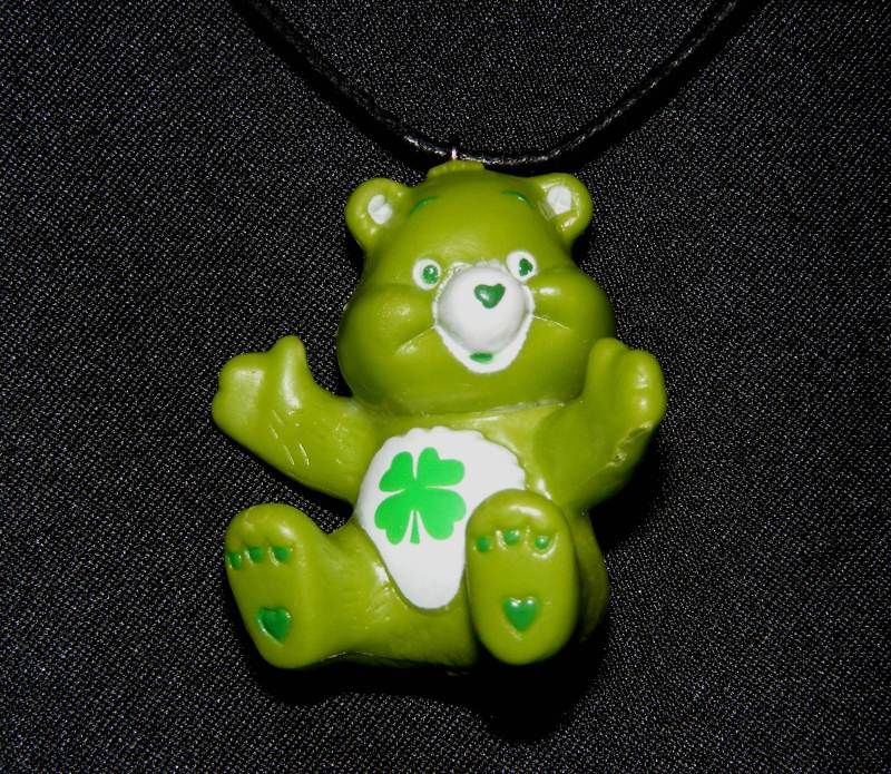 Good Luck Bear Care Bears Charm Pendant Necklace Gift  