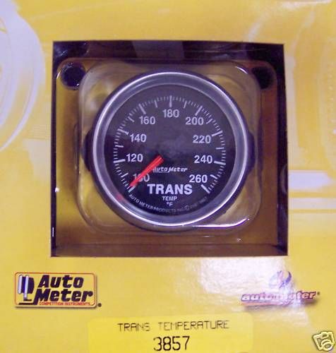 AUTOMETER GS TRANSMISSION TEMPERATURE TEMP GAUGE 3857  