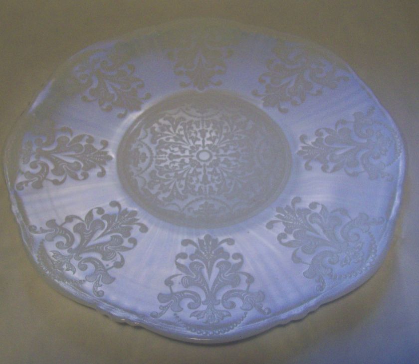 American Sweetheart Monax 11.75 Salver Plate White  