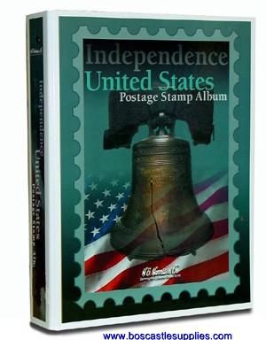 Harris US Independence Stamp Album Binder / Empty  