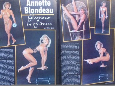   Shapely female bodybuilding muscle magazine/GEA JOHNSON 10 97  