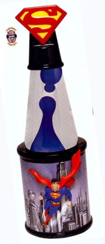 Superman LAVA LAMP by Vandor MIB  