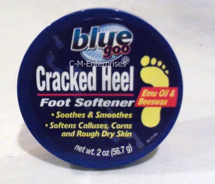 Blue Goo Cracked Heel Skin Softner 2 oz  