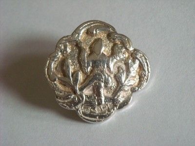 ANTIQUE/ART NOUVEAU CASED STG SILVER BUTTONS HM 1901  