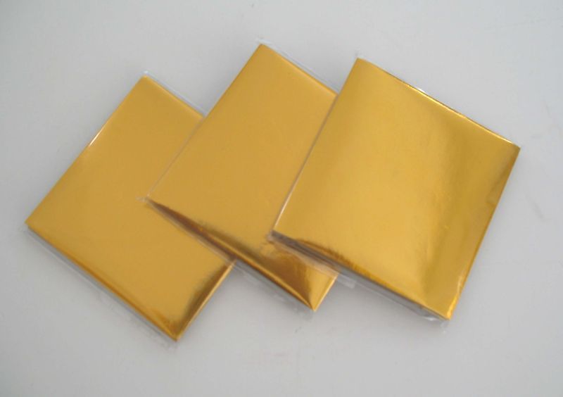 Japanese Gold Foil Origami Paper 3x3 100 sheets  