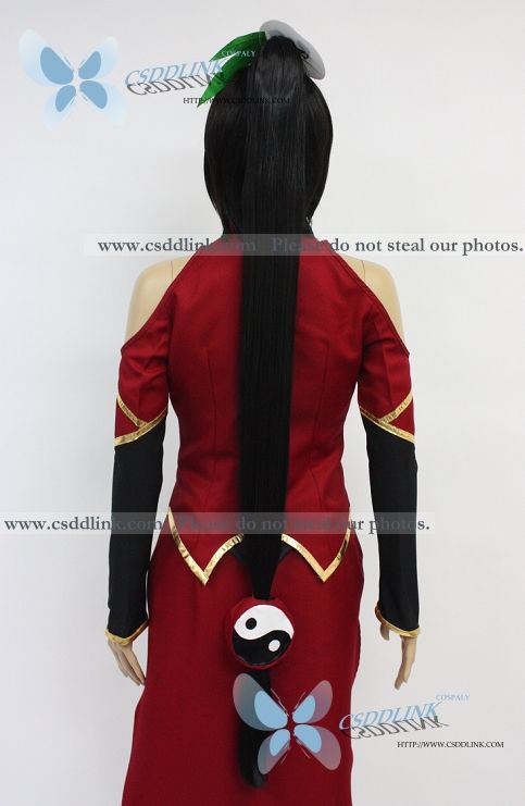 Blazblue Litchi Faye Ling Cosplay Wig Costume  