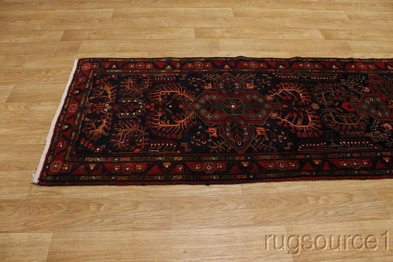   EXCELLENT FLORAL RUNNER 3X14 LILIAN HAMEDAN PERSIAN ORIENTAL AREA RUG