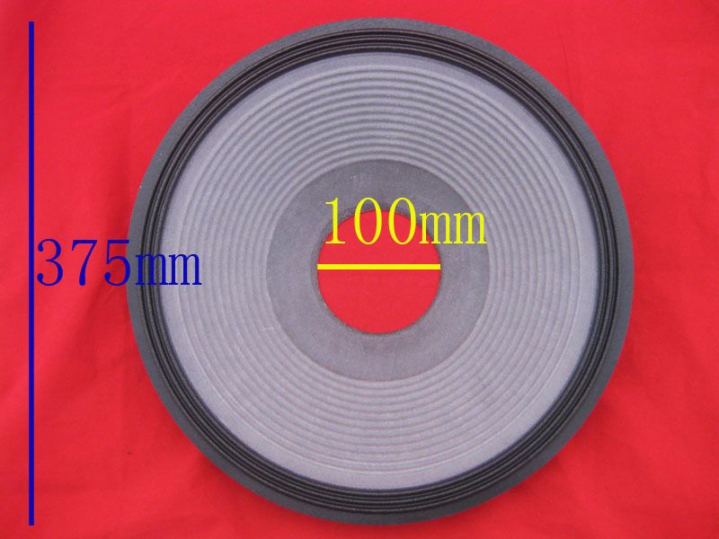 15 inch 3 line JBL cloth surround paper cone (100 mm center hole) 70mm 