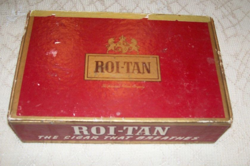 Roi Tan Cigar Box  