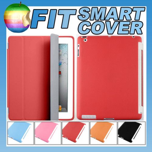 RED SMART COVER COMPANION TPU CASE FOR APPLE IPAD 2  